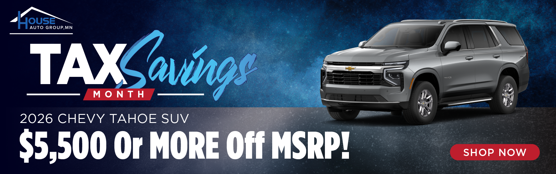 2026 Chevy Tahoe SUV - $5,500 Or MORE Off MSRP! 