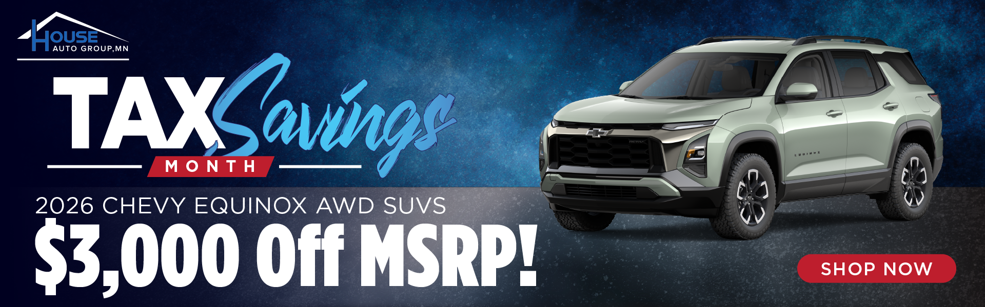 2026 Chevy Equinox AWD SUVs - $3,000 Off MSRP! 