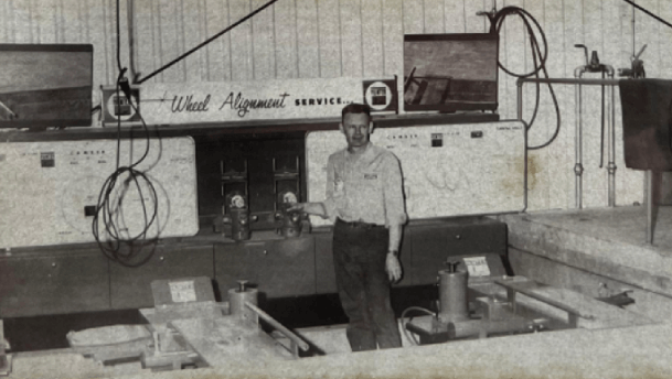 Old Photograph of House Chevrolet Owatonna in OWATONNA MN