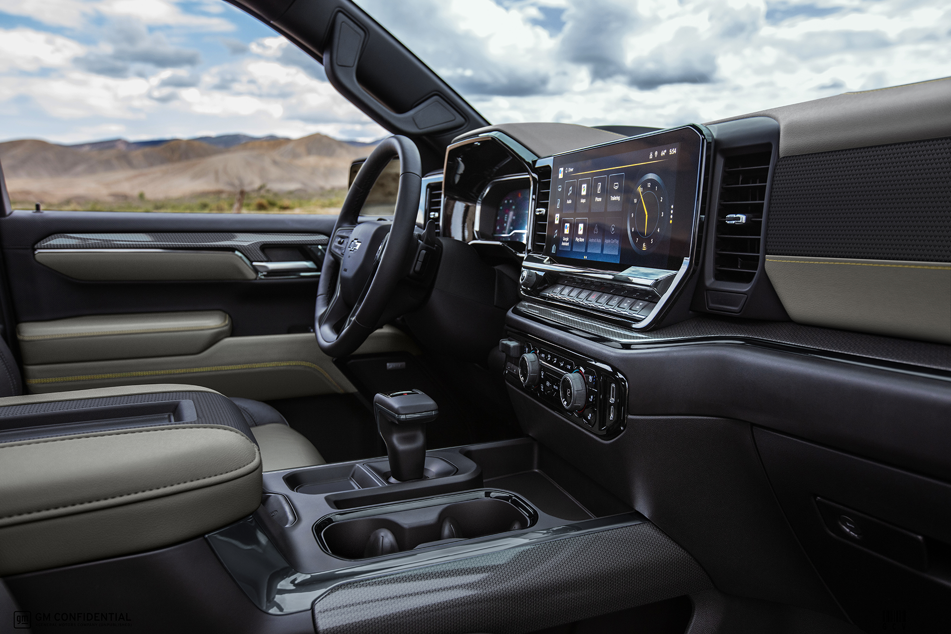 2026 Chevrolet Silverado interior front view
