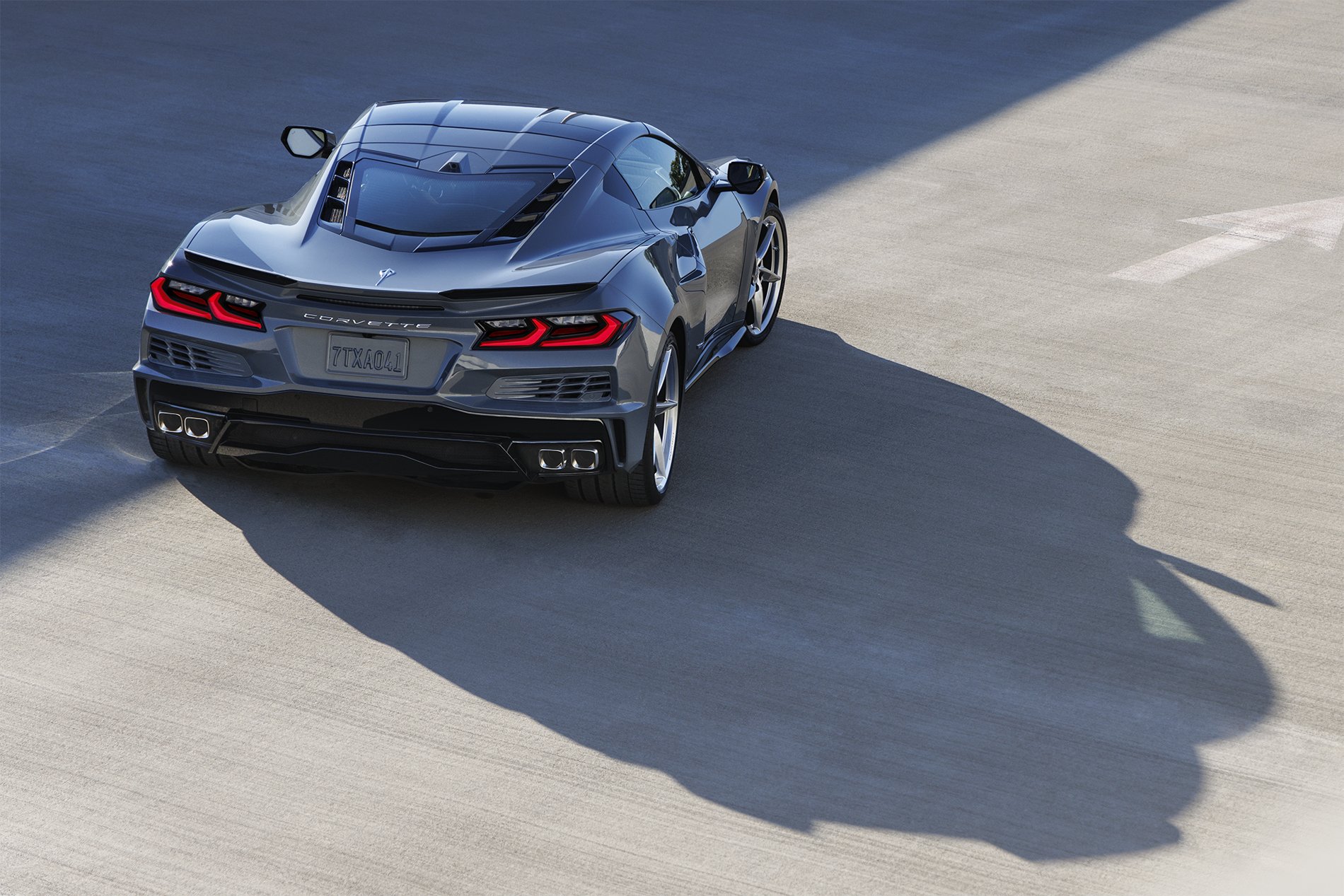 2024 Chevrolet Corvette exterior blue sports car