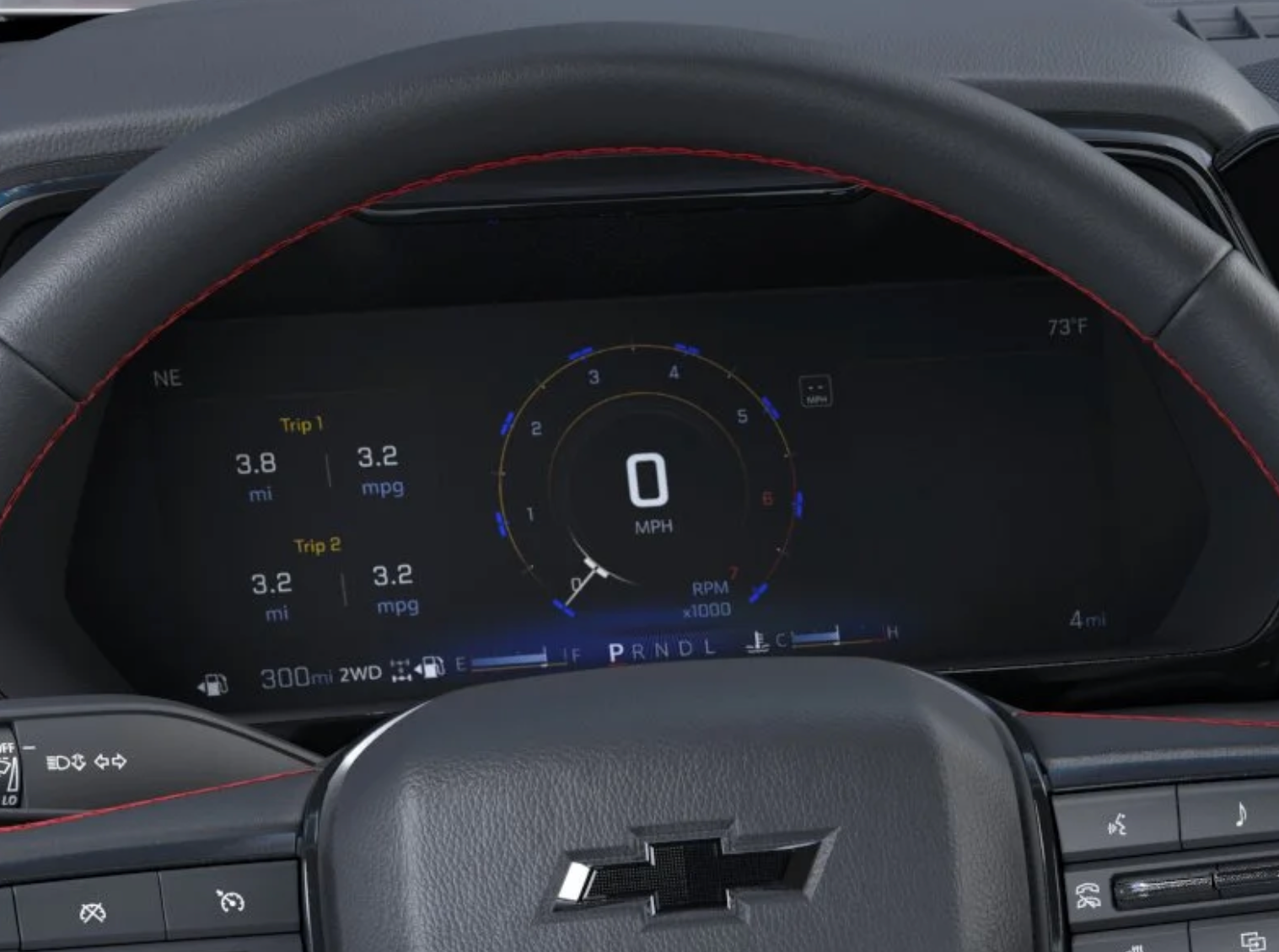 2026 Chevrolet Colorado digital driver information cluster