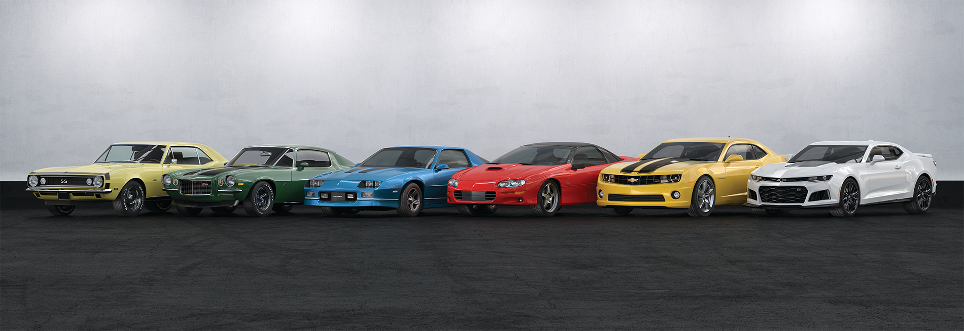 lineup of chevy vehicles