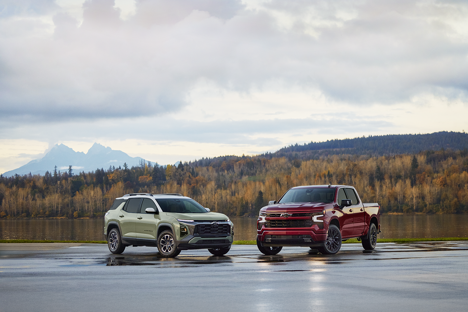 two chevy vehicles